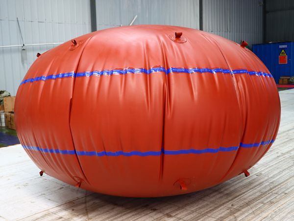 Biogas storage bag