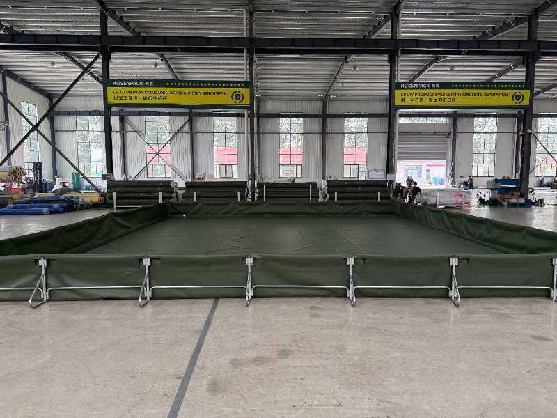 Portable frame spill containment berm